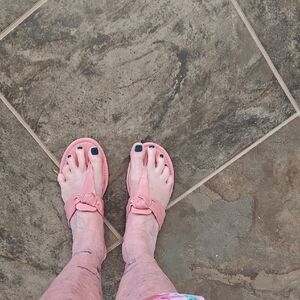 Women’s Jack Rogers  Pink Knot T-Strap Sandals - Casual Summer Footwear